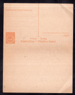 Luxembourg - Circa 1920 - Postkarte - MNH - Stamped Stationery