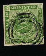 1858 Royal Insignia Michel DK 8  Yvert Et Tellier DK 9 Stanley Gibbons DK 18 The Stamp Has A Slight Crease Used - Used Stamps