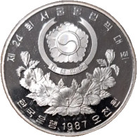 KR Corée Du Sud XXIVe Jeux Olympiques D'été, Séoul 1988 - Taekwondo 5000 Wons 1987 - Korea, South