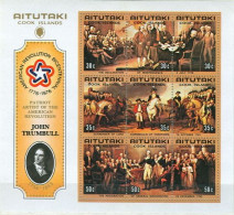 Aitutaki MNH Minisheet - Onafhankelijkheid USA