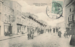 CPA 57 0002 CHÂTEAU-SALINS MOSELLE - RUE DUFAYS - ANIMÉE ET CIRCULÉE - Chateau Salins