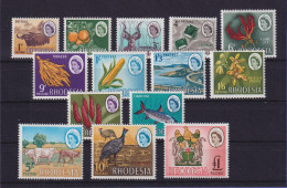 Rhodesien 1966 Landestypische Motive Mi.-Nr. 24-37 Postfrisch ** - Zimbabwe (1980-...)