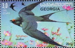 Georgia 2014 Swallow Spring Stamp MNH - Zwaluwen
