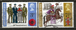 GRANDE-BRETAGNE: Obl., N° YT 643 Et 644, TB - Used Stamps