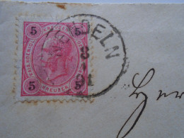 D200561 Liechtenstein (Austria- Österreich) Cover -1891 NENDELN- Mauren Batliner -Brantweinbrennerei-sent To Triesenberg - ...-1912 Vorphilatelie