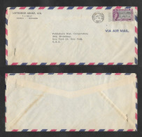 SD)1963 BAHAMAS NASSAU CONFERENCE. SD STAMPS)1954, AIR MAIL WITH SPECIAL CANCELLATION, CIRCULATED FROM NASSAU TO NEW YOR - Bahamas (1973-...)