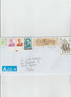 Belgio 2024 - Busta Priority X L'Italia Affrancata Con 6 Stamps - Lettres & Documents