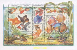 136553 MNH CHEQUIA 2003 PECES DE ACUARIO - Unused Stamps