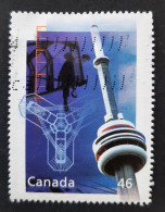 Canada 2000  USED Sc 1831d    46c  Millennium, CN Tower - Used Stamps