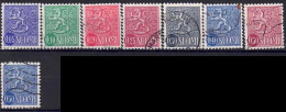 YT 532, 534, 536 à 538, 540AB, 541AB - Used Stamps