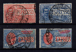 Regno 1925-26 - Espressi - Serie Completa Usata - Eilsendung (Eilpost)