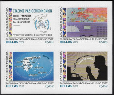 GREECE 2022, RADIO, Compete Booklet Of Self-adhesif Stamps With Hologram, Unused. - Nuovi