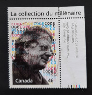 Canada 2000  USED Sc 1829b    46c  Millennium, Northrop Frye - Used Stamps