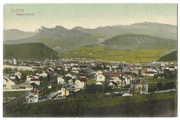 OLTEN: Aussenquartier An Bahnlinie, Coloriert ~1910 - Olten