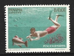 PANAMA. N°399 De 1964. Chasse Sous-marine. - Duiken