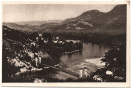 CPA DE YENNE  (SAVOIE)  LE PONT ET SAINT-DIDIER - Yenne