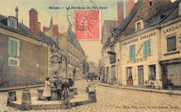 Baugé         49        La Fontaine Du Roi René  . Carte Toilée..   (voir Scan) - Sonstige & Ohne Zuordnung