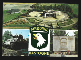 Bastogne Multi View Photo Carte Airborne Htje - Bastogne