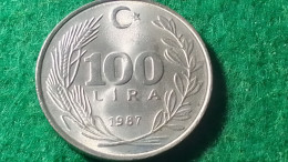 TÜRKİYE 1987--(NİKEL)        100 LİRA - Turquie