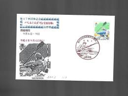 JAPON JAPAN NIPPON 1992 PIRAGUISMO FIRST DAY OF ISSUE PREMIER JOUR EMISSION - FDC