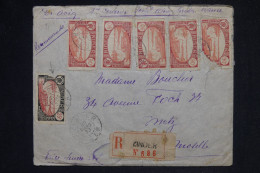 NIGER - Enveloppe En Recommandé De Zinder Pour Metz En 1933 - L 149469 - Briefe U. Dokumente