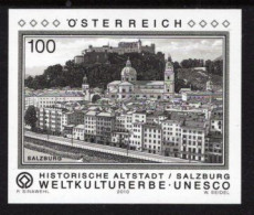Austria - 2010 - UNESCO World Heritage - Salzburg - Mint Stamp Proof (blackprint) - Proofs & Reprints