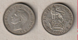 02067) Grossbritannien,  Shilling 1939 - Autres & Non Classés