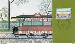 Belgium Belgie BELGIQUE. Belgium - 1983 - Spec Card Paardentram Nr 31 - Cancel Brussel - Strassenbahnen