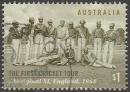 AUSTRALIA - USED 2018 $1.00 The First Cricket Tour - Aboriginal XI, England 1868 - Gebraucht