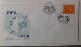 PORTUGAL FDC 1956 CONGRES FIFA UEFA FPF   FOOTBALL FUSSBALL SOCCER CALCIO FOOT VOETBOL FUTBOL FUTEBOL - Briefe U. Dokumente