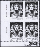 FRANCE 2023 - Bloc De 4 Coin Daté - Marcel Marceau - Mime (1923-2007) - YT 5660 Neuf ** - 2020-…