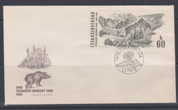 Tchécoslovaquie FDC 1969 1740 Parc National Des Tatras - FDC