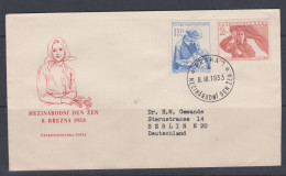 Tchécoslovaquie FDC 1953 696-97 Journée Des Femmes - FDC