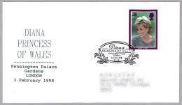 DIANA, Princesa De Gales, PRINCESS OF WALES. LADY DI. London 1998 - Familles Royales