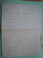 Autographe Pierre PARAF (1893-1989) ECRIVAIN PACIFISTE Et ANTIRACISTE - Scrittori