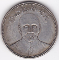 Chine One Dollar Year 17  ( 1928) Zhang Zuolin, 26,3g , Non Certifiée - Cina