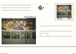 Belgie Belgique Belgium 1994 - Métro Bruxelles: Roger Somville - COB, 46 - Postkarten 1951-..