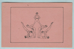 Gymnastique - Pyramide Tchèque ...illustrée Par E. Drot - 10 Illustrations Ds Ma Boutique - 5 ( Voir Verso ) - Gimnasia