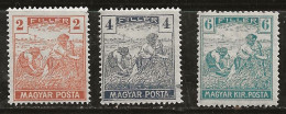 Hongrie 1916-1917 N° Y&T : 164,166 Et 168 ** - Nuovi