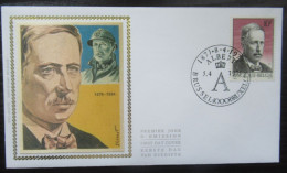 FDC Zijde 1758 'Koning Albert I' - 1971-1980