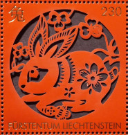 LIECHTENSTEIN 2023 - LUNAR YEAR OF RABBIT - ANNEE LUNAIRE DU LAPIN - NEUF** MNH - COT 7 € - Unused Stamps