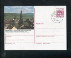 "BUNDESREPUBLIK DEUTSCHLAND" Bildpostkarte Mit Bildgleichem Stempel Ex "BUEHL" (5707) - Postales Ilustrados - Usados