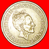 * THE 3rd EFFIGY (1994-1999): DENMARK  20 KRONER 1999 DIE A! MARGRETHE II (1972-)· LOW START ·  NO RESERVE! - Danemark