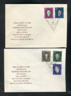 "DDR" 1959, Mi. 715-719 Auf 2 FDC (5722) - 1950-1970