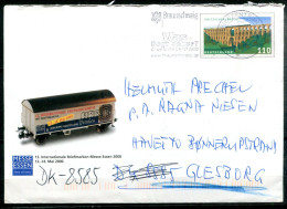 REPUBLIQUE FEDERALE ALLEMANDE - Ganzsache (Entier Postal) - Mi USo 14 (9. Internationale Briefmarken-Messe Essen 2000) - Sobres - Usados