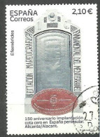 ESPAGNE SPANIEN SPAIN ESPAÑA 2022 150 ANNIV IMPLEMENTATION OF THE ZERO LEVEL ALICANTE USEDED 5583 MI 5634 YT 5339 SG 558 - Used Stamps
