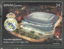 ESPAGNE SPANIEN SPAIN ESPAÑA 2023 21ST CENTURY URBAN ARCHITECTURE STADIUM S. BERNABEU (R. MADRID) USED ED 5709 - Used Stamps