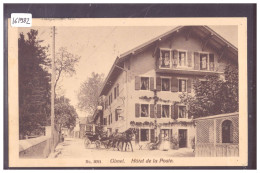 DISTRICT D'AUBONNE - GIMEL - HOTEL DE LA POSTE - ATTELAGE - TB - Gimel