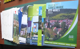 39 Bulletins Municipaux, SAINTE MARIE AUX MINES - Alsace