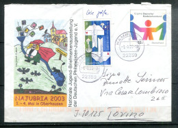 REPUBLIQUE FEDERALE ALLEMANDE - Ganzsache (Entier Postal) - Mi USo 57 (Najubria 2003 Oberhausen) - Briefomslagen - Gebruikt